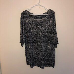 Nally & Millie Bat Wing Printed Tunic